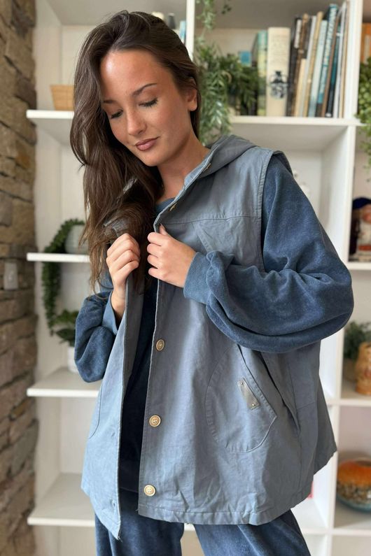 Terry B Classic Sweatshirt Denim